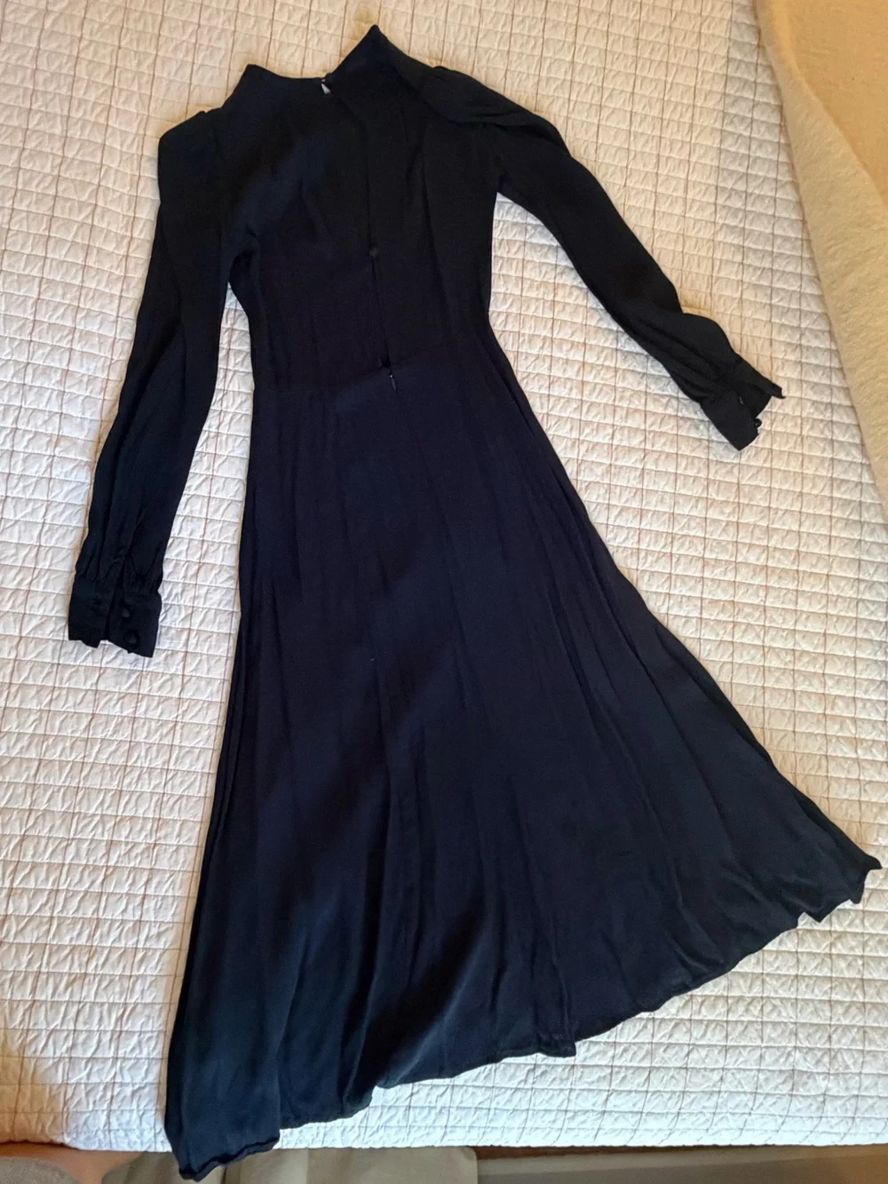 Reformation Creed Dress, Navy, Size 2
